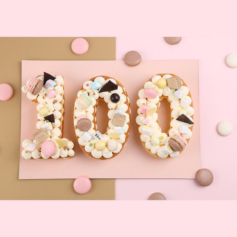 数字蛋糕 100